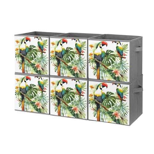 Cubes de rangement pliables toucans pour organiser la chambre - 2