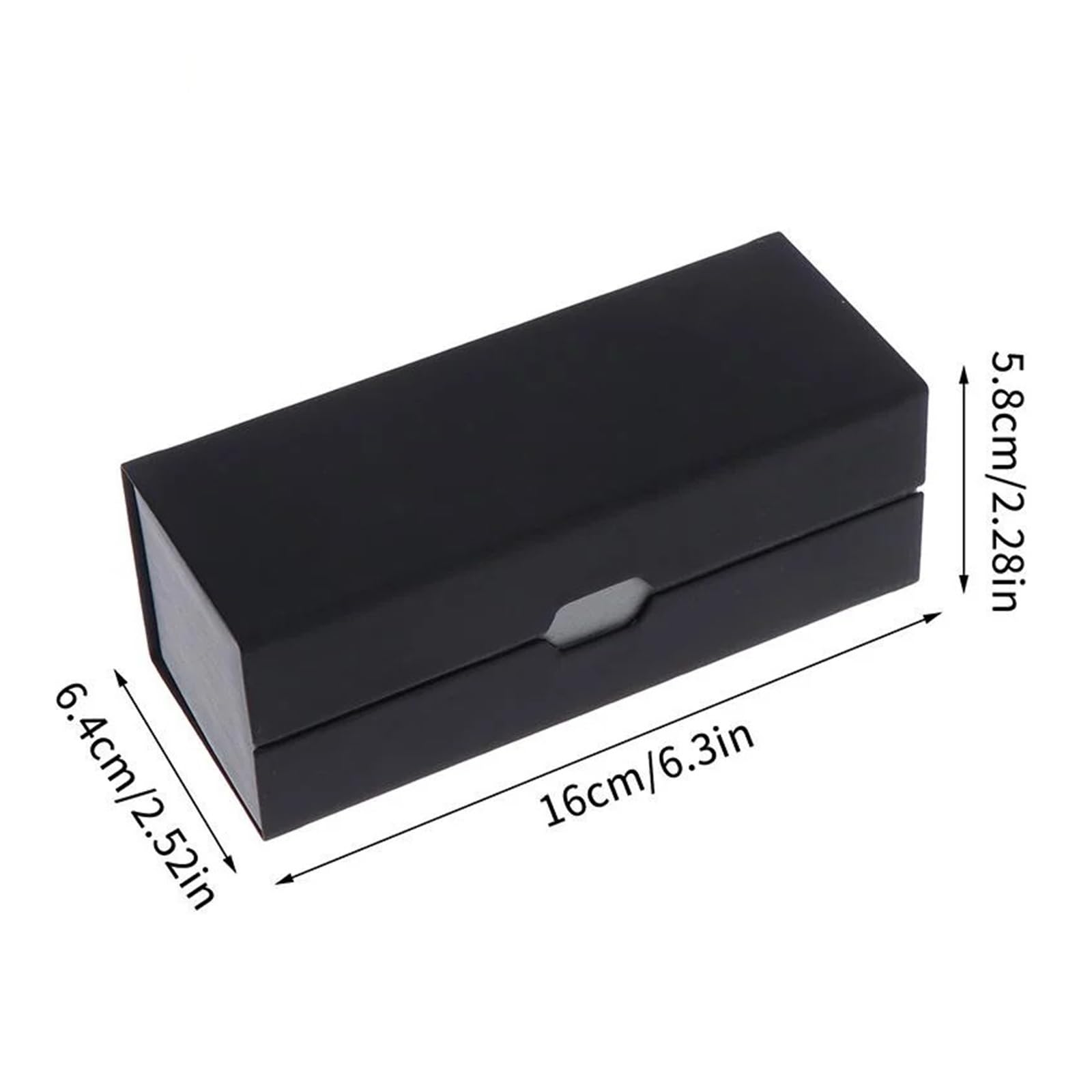 Estuche Doble para Gafas Estuche magnético for gafas de cuero PU doble capa, 2 pares