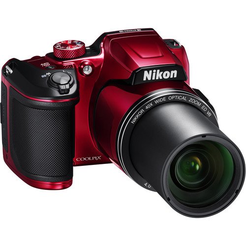 Amazon.com : Nikon COOLPIX B500 Digital Point & Shoot Camera (Red