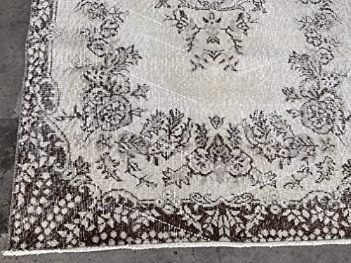 Turkey Rug, Vintage Decor Rug, Organic Wool Turkish Rug, Bedroom Decor Area Rug, Large Size Carpet, Free Express Shipping #TOP7