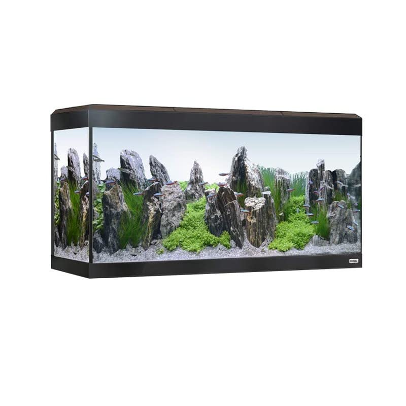 Kit Acuario con iluminación LED Bluetooth Fluval Roma, 200 l, Nogal