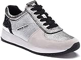 Michael Michael Kors Allie Sneaker (Sterling/Silver, Numeric_5)