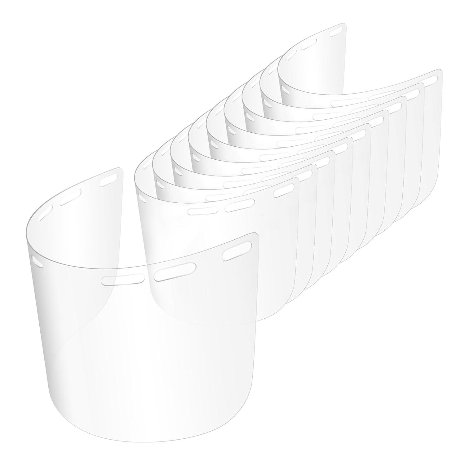 770580 Tinted Face Shield Replacement Lens, Shaded Visor, Industrial-Grade Antifog (10 Pack)