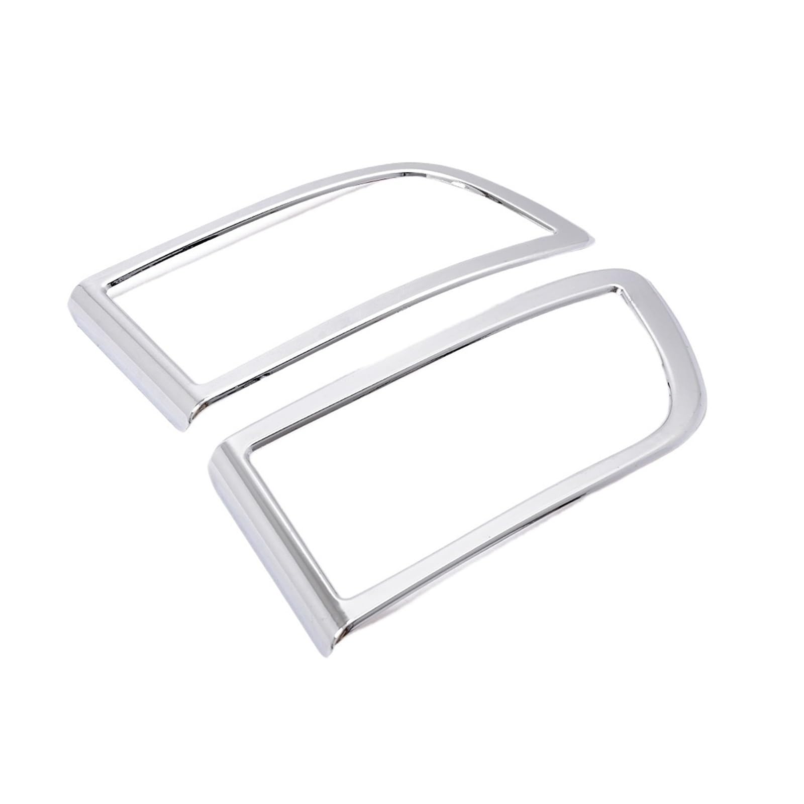2pcs Car Rear Fog Light Lamp Foglight Cover Trims, Fit For Toyota, Land Cruiser Prado FJ120 2003-2009 Chrome Osłona tylnego światła