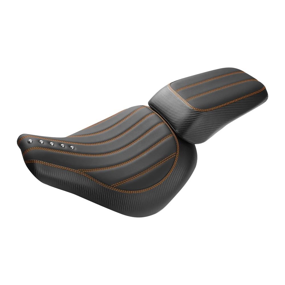 Siège moto de qualité supérieure pour Fat Boy 114, selle pilote et passager - 8