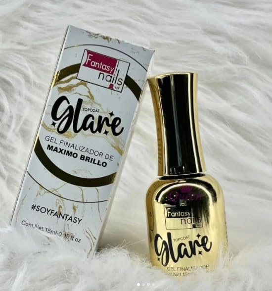 Amazon.com : Fantasy Nails Glare Top Finish Gel, 1 Fl Oz (Pack of