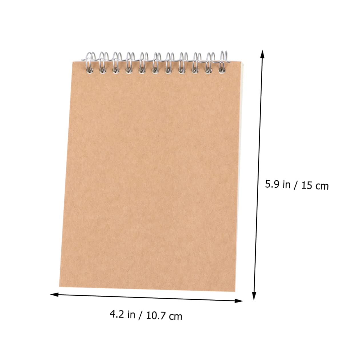 Gadpiparty 12piezas Cuaderno de Bocetos Kraft Cuadernos Diario Estudiantes Oficina y Escuela Libreta de Notas para Dibujo y Escritura