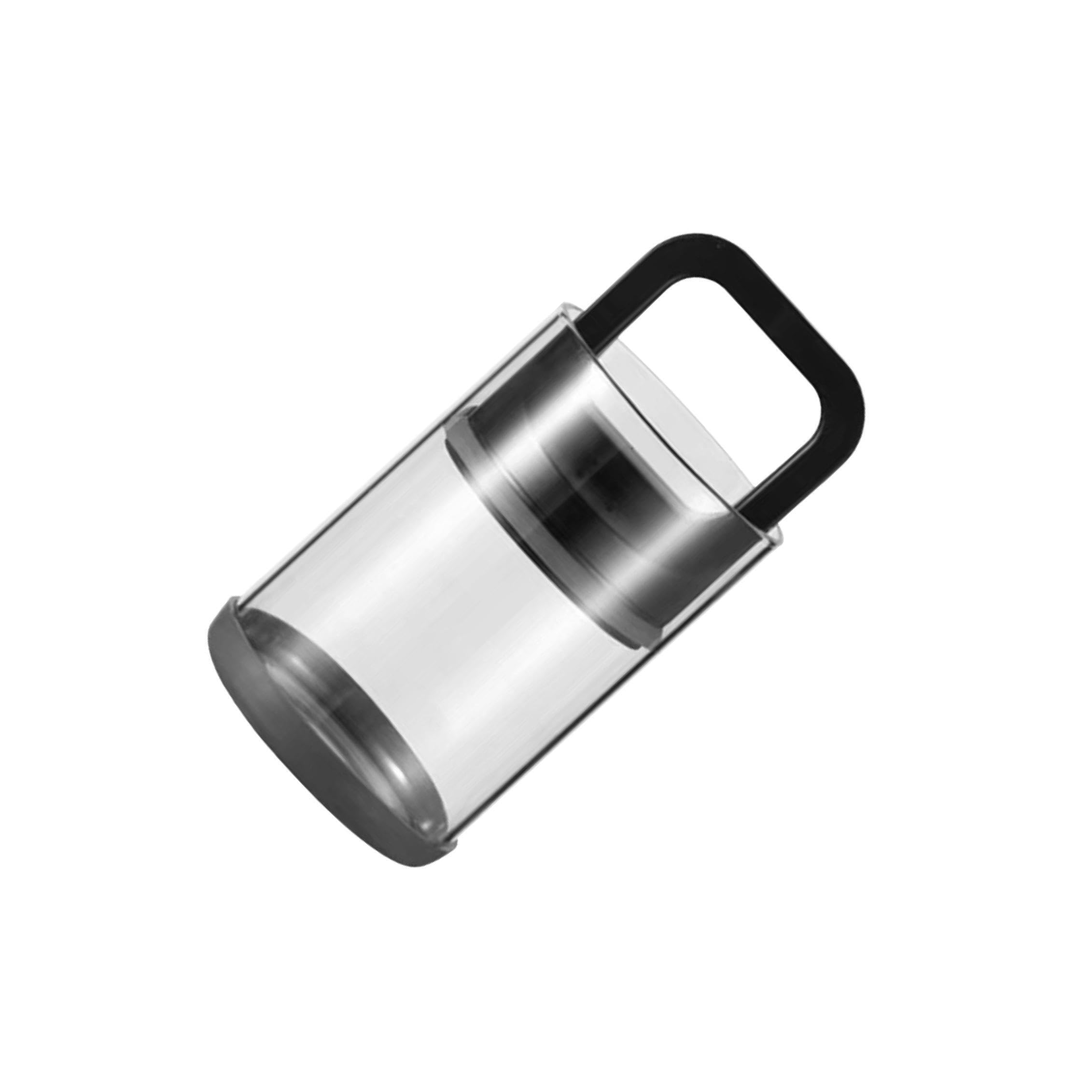 PUXZYAX Stylish Airtight Coffee Can And Household Bean Jar Blending Function With Aesthetic Appeal Large Capacity Provides Enough Storage Stainless Steel
