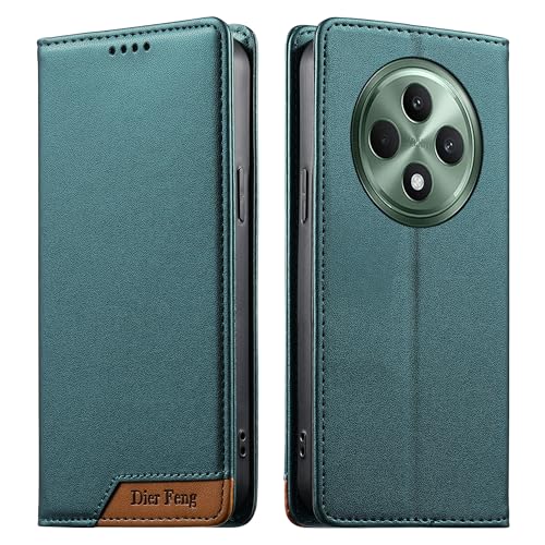 �X�}�z�P�[�X �Ή��@�� for Oppo Reno12 F / F27 5G �yRFID�u���b�N�@�\�z�J�[�h�X���b�g�t�����z �}�O�l�b�g�J���X�^���h�@�\�t�� �X�}�z�P�[�X Green