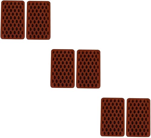 LIFKOME Moldes de silicona para hornear, 6 piezas, decoraciones de dona, moldes de gomitas, moldes de fondant, moldes de caramelo, moldes de vela,