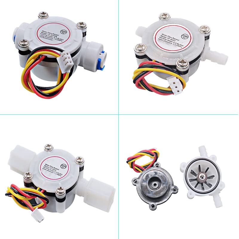 Sensore Flusso Acqua YF-S402B - 0.3-6L/min, 1/4 Pollice, Effetto Hall Per Scaldabagno/Caffè - Foto 11