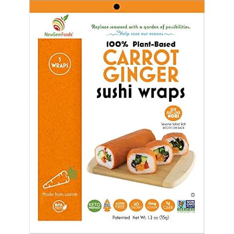 Carrot Ginger Sushi Wraps Cover