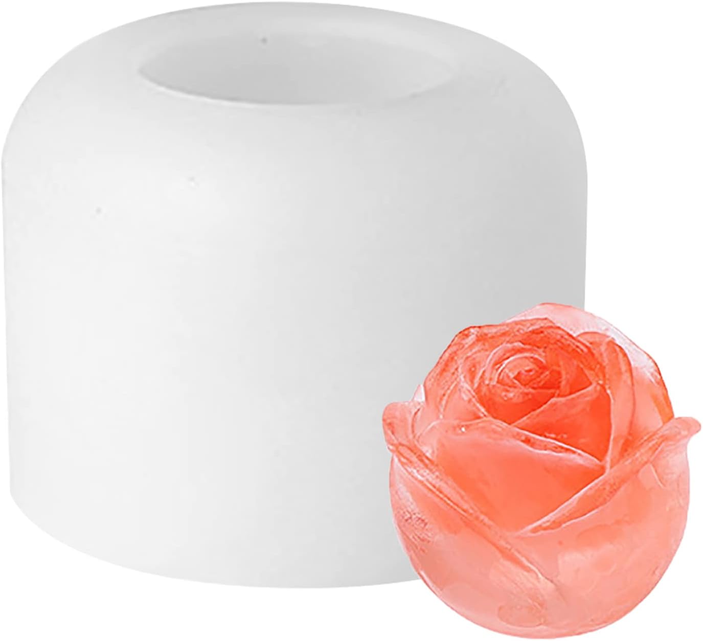 3D Rose Ice Molds, Ice Cube Tray Rose Ice Cube Maker, Easy Release Ice Ball Maker
