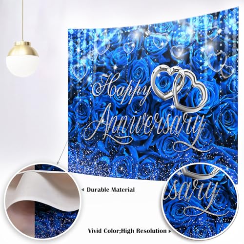 Fondo fotográfico Mocsicka Happy Anniversary 82x60 pulgadas miniatura 2