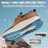 OrthoComfoot Men's Orthopedic Wide Toe Plantar Fasciitis Shoes: Comfortable High Arch Support Trail Running Shoes for Walking & Hiking, Orthotic Tennis Sneakers Relief Flat Feet, Feet Pain