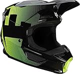 Fox Racing Mens V1 Motocross Helmet,Black - TAYZER,X-Large