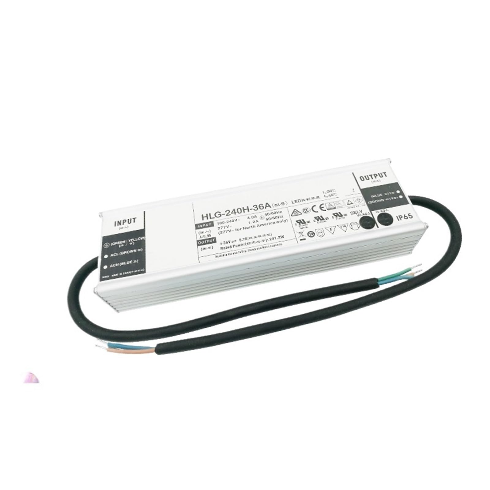 Alimentation LED étanche HLG-240H-30A 240W PFC pour luminaire
