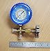 R134a R404a R22 R410a Single Manifold Gauge Hose Air Condition Charging Testing