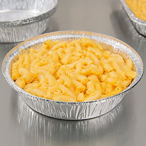 Angel's Peel Lounge 7Inch Aluminum Round Foil Pan Pack Of 50 - Heavy Duty Baking Pan - Disposable Cake Mold- Aluminum Tin For Reheating, Roasting Or Cooking - Freezer And Oven Safe #TOP5