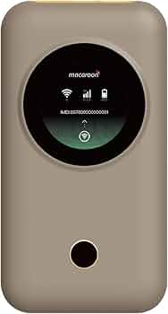 美品 macaroon3 M3A ブラック モバイルWi-Fi ルーター macaroon3-m3a-parameter | UROCOMM