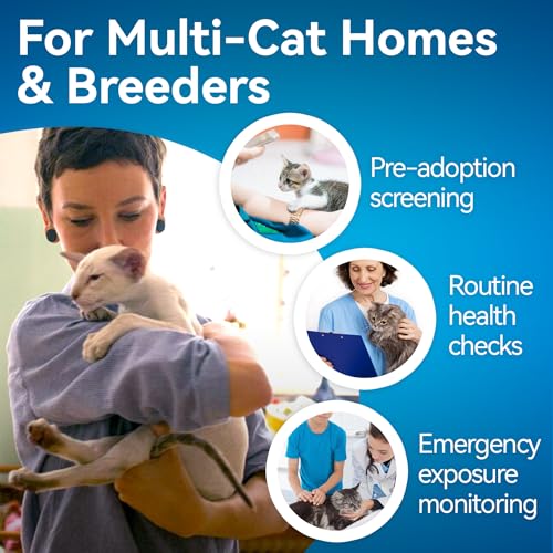 Image of 3-in-1 Cat Health Monitoring Card - Track Wellness Trends at Home, Quick & Easy Analysis