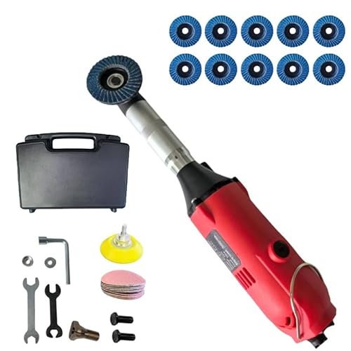 Electric Tile Seam Opener & Cleaner, Variable Speed Rotary Tool for Cutting, Sanding & Polishing, Compact Grout Remover with Safe Brush Cover,Power Tool