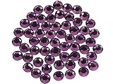 Amethyst, Preciosa Genuine Czech Crystals, 8-Faceted Rhinestone Flatbacks, ss10 (2.8mm) ~ 1440pcs
