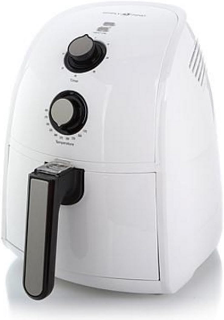 Simply Ming The Healthy Fry Ceramic Nonstick 1500-Watt Air Fryer ~ White