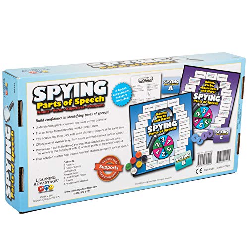 Juego de mesa Spying Parts of Speech para niños miniatura 7