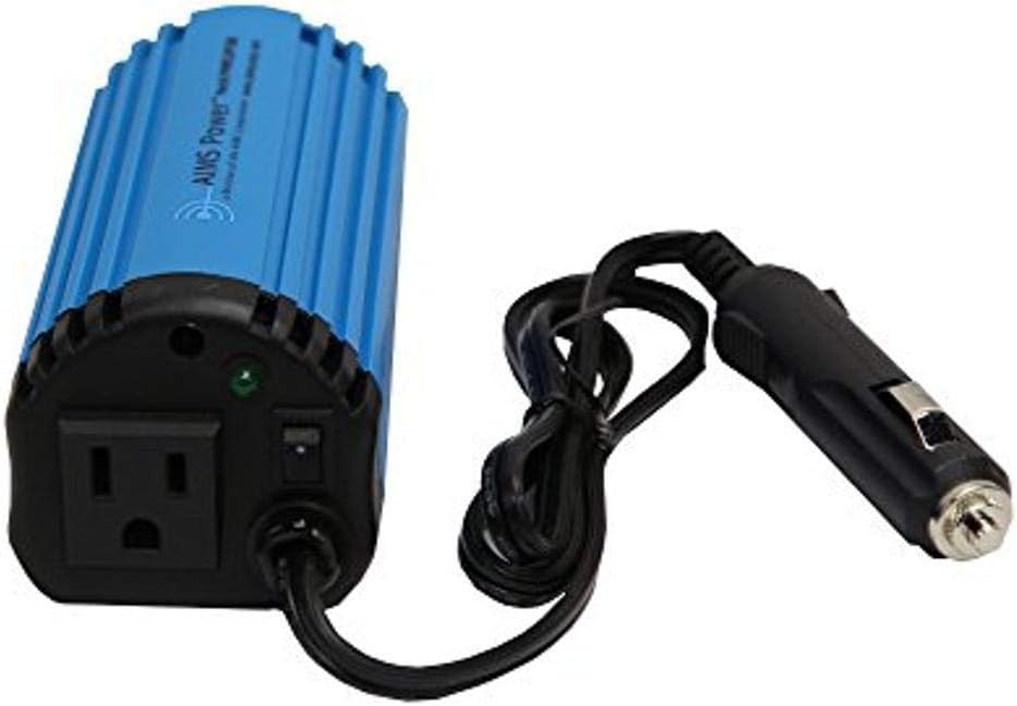 AIMS Power 120 Watt 12 VDC Cup Size Power Inverter for Cigarette Lighter