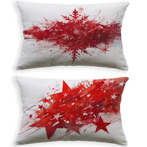 Housse de coussin blanc 40x70cm velours taie oreiller rectangulaire O-622B - 3
