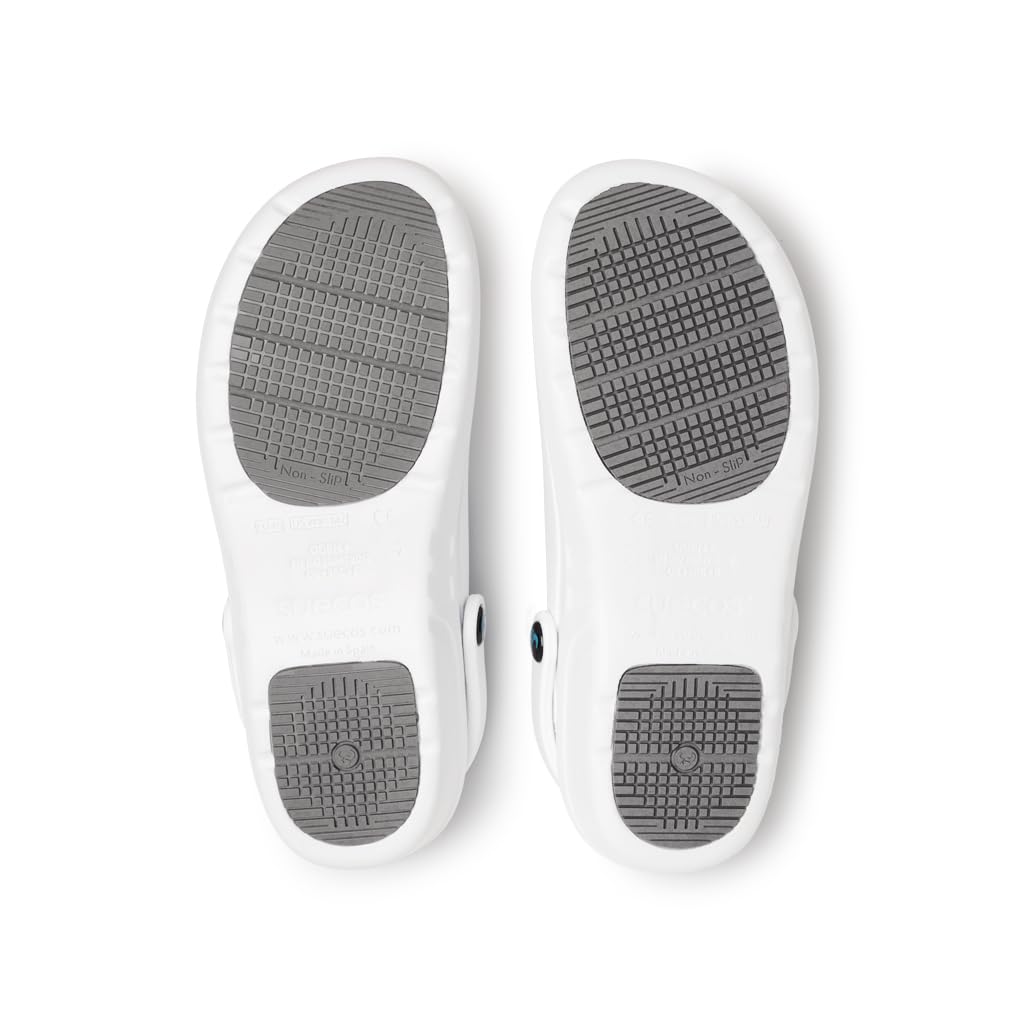 Suecos Oden+ Zuecos Sanitarios Mujer y Hombre, Zuecos Enfermería Antideslizantes, Zuecos de Trabajo Unisex, Calzado Sanitario Ultraligero, Ventilados, Esterilizables