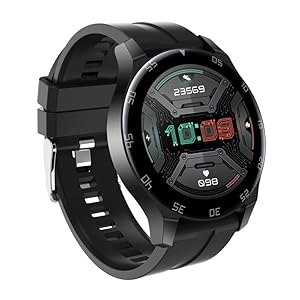 NURBAL P3 Smart Watch Tracker mit Schlafmonitor, 5 Bewegungsaufzeichnungsmodi, Smartwatch Sports für Android, iOS und Bluetooth-kompatibel (Schwarz, P3/NB-657), One Size