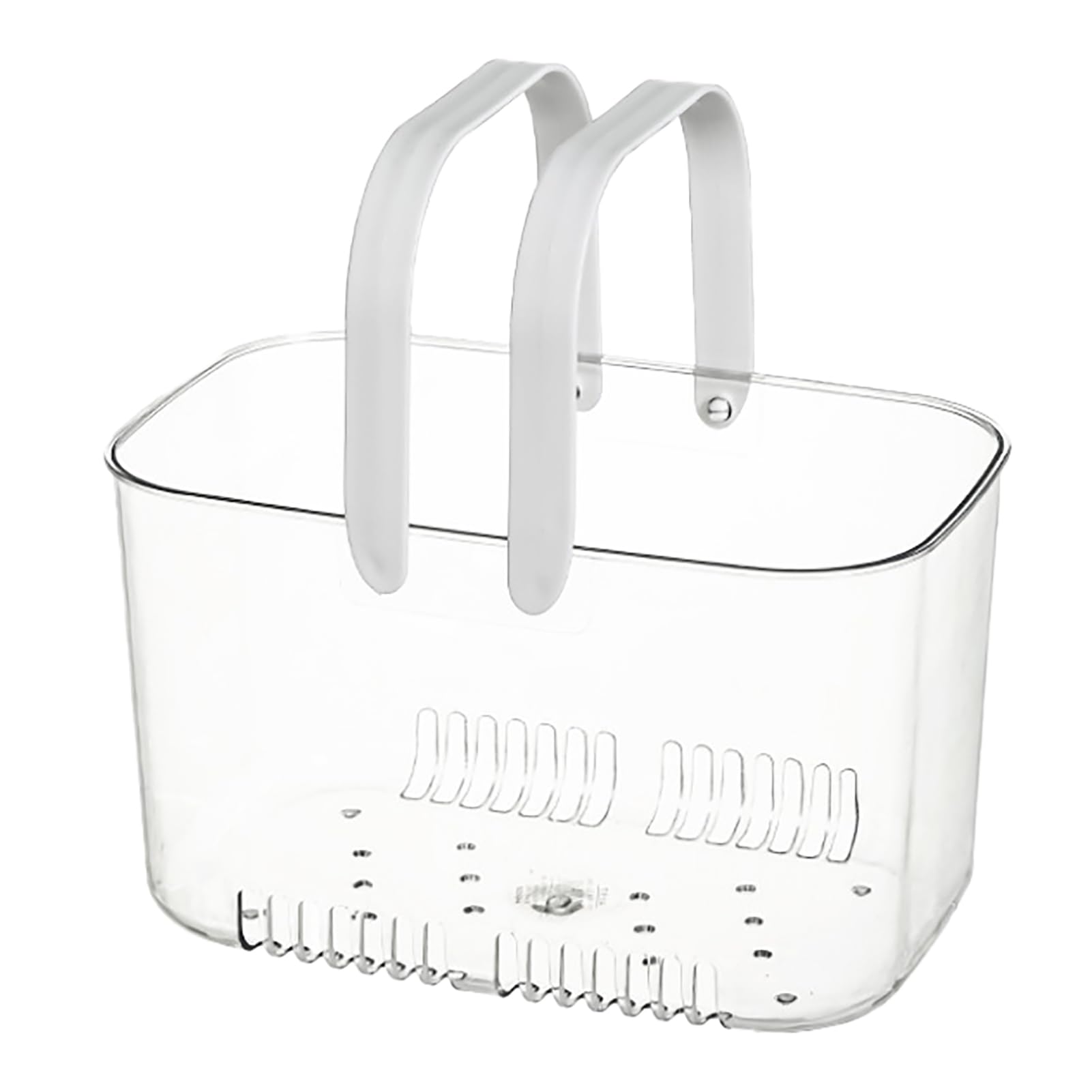 Przezroczysty Organizer na Koszyki Pod Prysznic, ładny, Prosty Design Przenośny Kosz o Dużej Pojemności, Wodoodporny Koszyk Pod Prysznic do Przechowywania Przyborów Toaletowych,