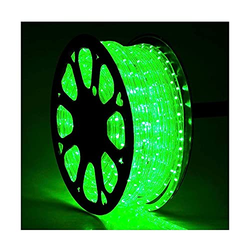 Image of Gesto 3 Meter Rope Led Strip Lights - Outdoor Lights Waterproof for Balcony Decoration,Home Decor & Interior Decoration | Decorative Lights for Diwali Decoration,Cove Light for Ceiling (Green)