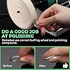 Jewelry Polisher, Bench Buffer Polisher, Adjustable Variable Speed Polishing & Buffing Machine, with 2 Cotton Wheels and 2 Abrasive Fiber Wheels for Jewelry, Wood, Silver, Metal, Jade 110V