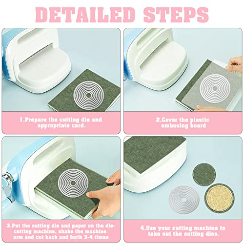 Die Cuts For Card Making Round, Metal Circle Stencils Cutting Dies For Card Making Diy, Scrapbooking Embossing Album Card Craft Making Supplies, Stamps And Dies For Card Making #TOP2