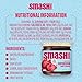 Smash Foods Raspberry Jam | Low-Calorie, No Sugar Added Keto Jam with Upcycled Fruit & Chia Seeds | Vegan, Paleo Superfood Fruit Spread (6 Jars)