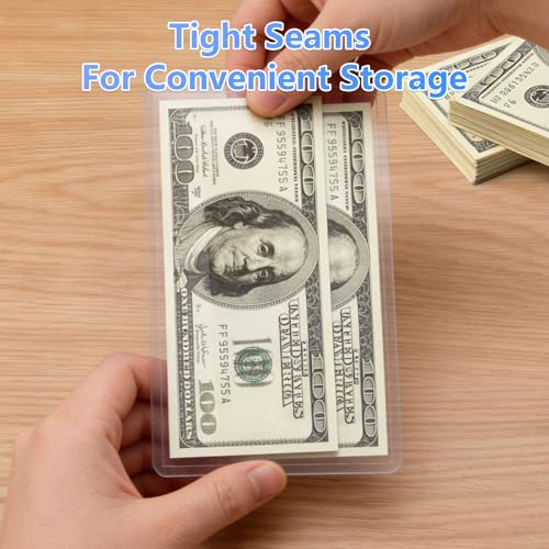 Fundas para Billetes 25 Unidades 6.9"x3" Transparente miniatura 5