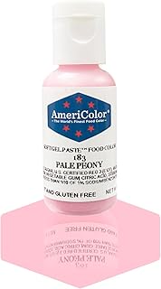 AmeriColor, Pale Peony, 0.75 Ounce Bottle, Soft Gel Paste Food Color