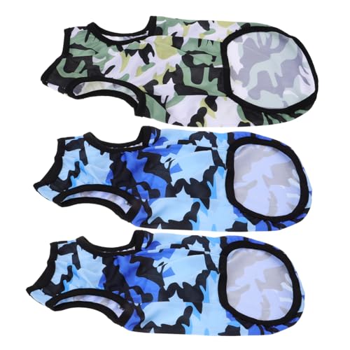 Chaleco de camuflaje para cachorro 3 piezas para perro talla L miniatura 7