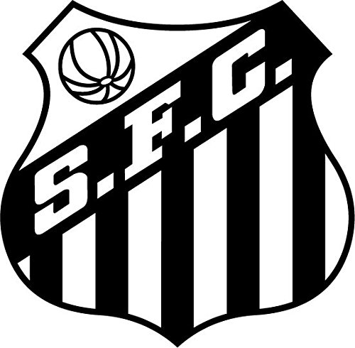 postwalldecor Santos FC Brazil Soccer Football Car Bumper Sticker Decal 12 x 12 cm