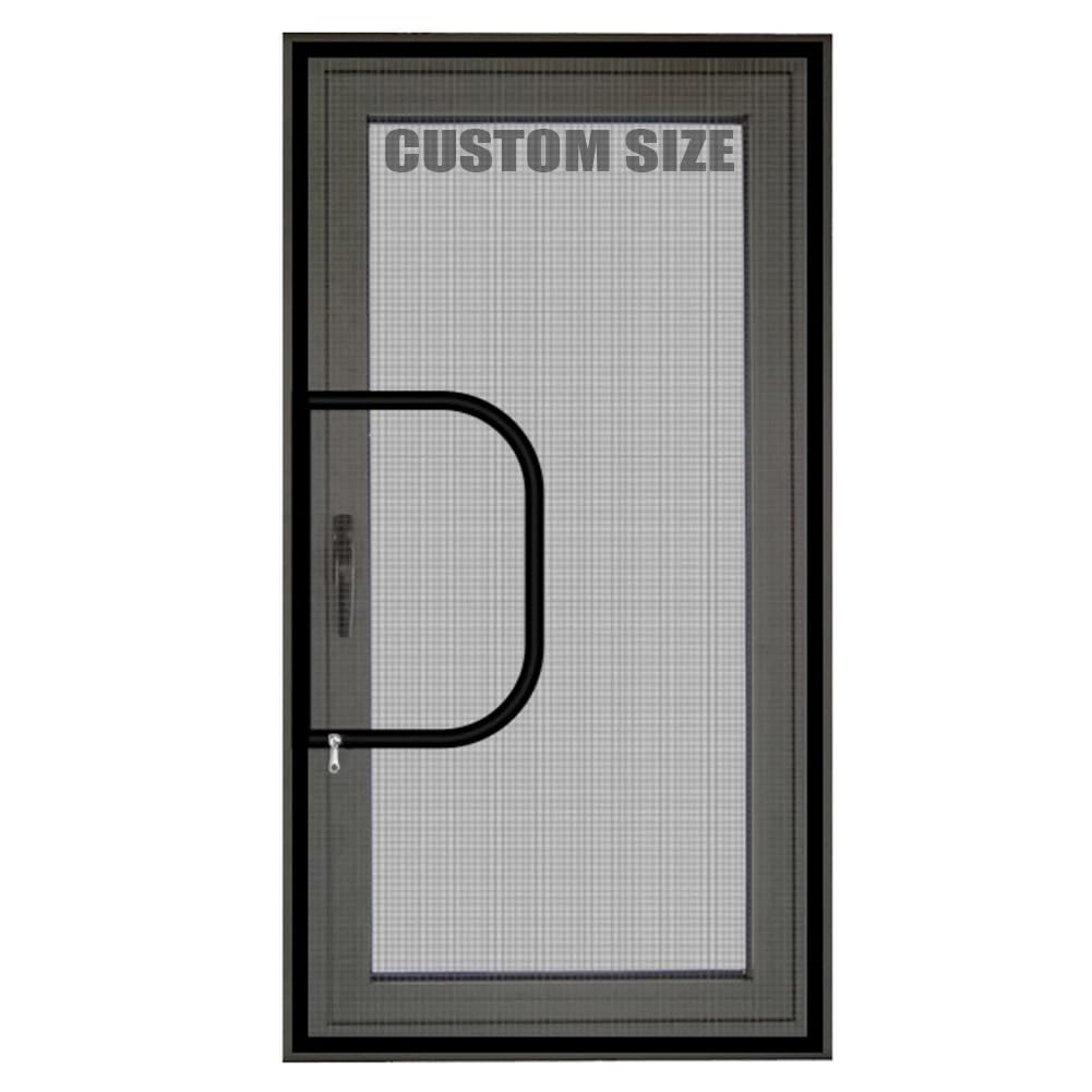 Custom Size Window Screen Mesh, Universal Semi-Transparent Mosquito Insect Screens, Cat Window Protection, Self-Adhesive Netting with Zipper