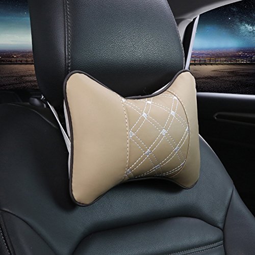 Sedeta® Four Seasons Allgemeine Autos Knochenform-Ansatz-Rest-Kissen-Kopflehnen-Kissen-Matten-Auflage Nackenpolster mit guter Qualität fashional dauerhaft Funktion