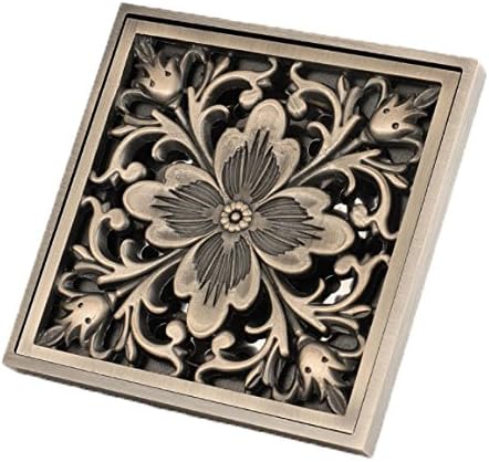 4 Inch Brass Floor Drain with Removable Bronze Drain Cover