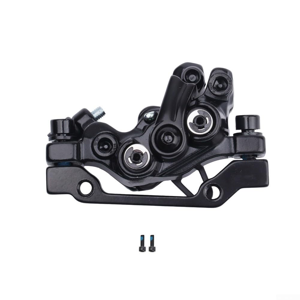 Pinza de freno mecánica de cuatro pistones para bicicleta de montaña con accionamiento de doble cara y montaje estándar de 6 pernos para sistemas de 160 mm (solo delantera)