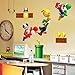 SIMPLISIM: STICKERS MUR AUTOCOLLANT ADHESIF SUPER MARIO DECORATION MURAL CHAMBRE ENFANT 48h