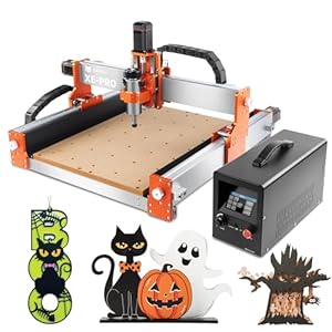 FoxAlien CNC Router Machine XE-PRO with Ball Screws, 400W Spindle 3-Axis Engraving Milling Machine for Wood Aluminum Cutting Upgradable to Linear Rails