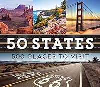 50 States 500 Places to Visit 164030455X Book Cover