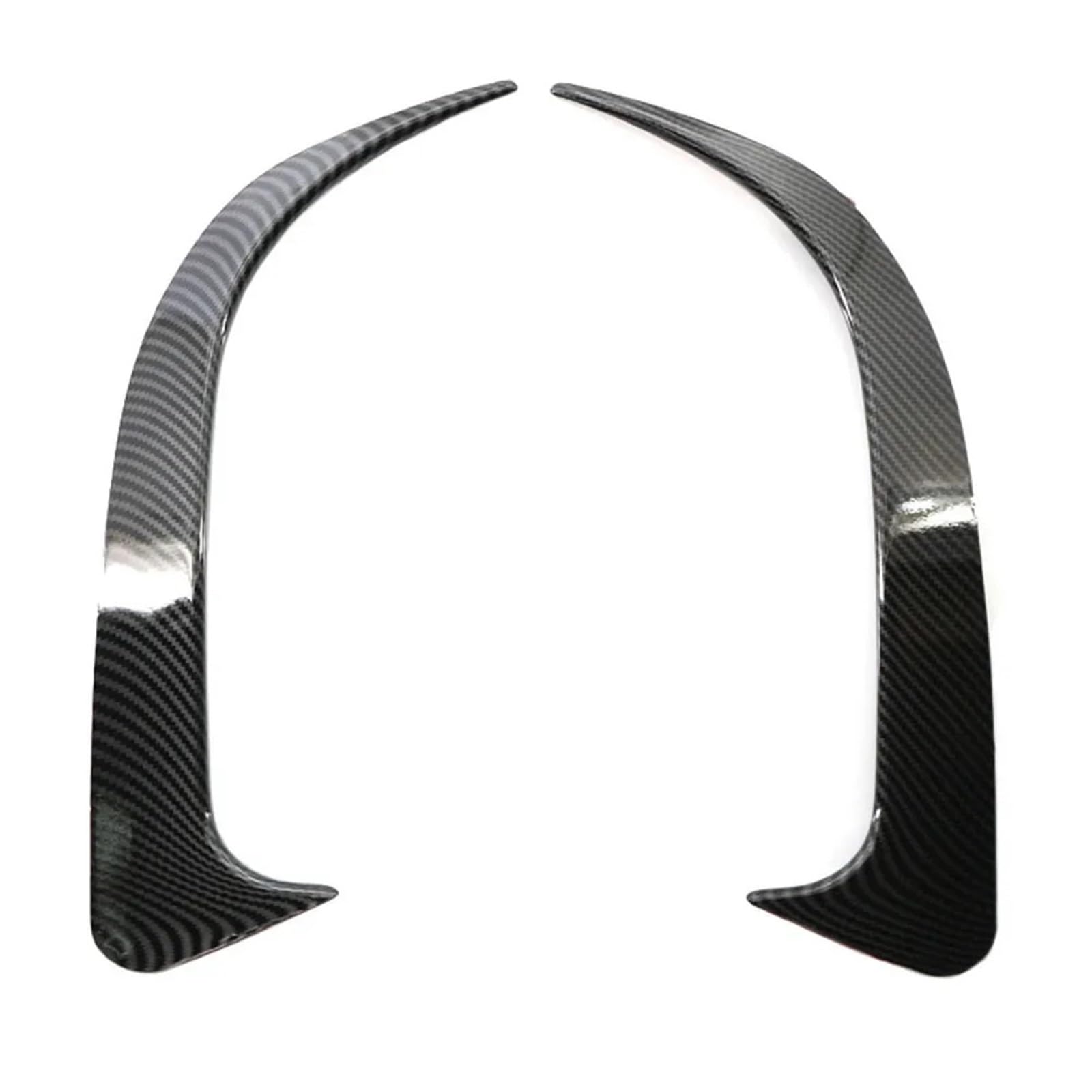 Wygląd włókna węglowego tylny zderzak Spoiler pokrywa nawiewu boczne Canard pasuje do Mercedes W117 200 250 45 2014-2018(Carbon grain)